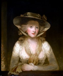John Hoppner - Portrait of Lady Cunliffe (1780s)FXD. Free illustration for personal and commercial use.