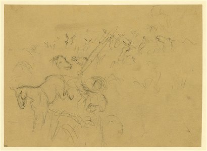 Horses being herded LCCN2004660422