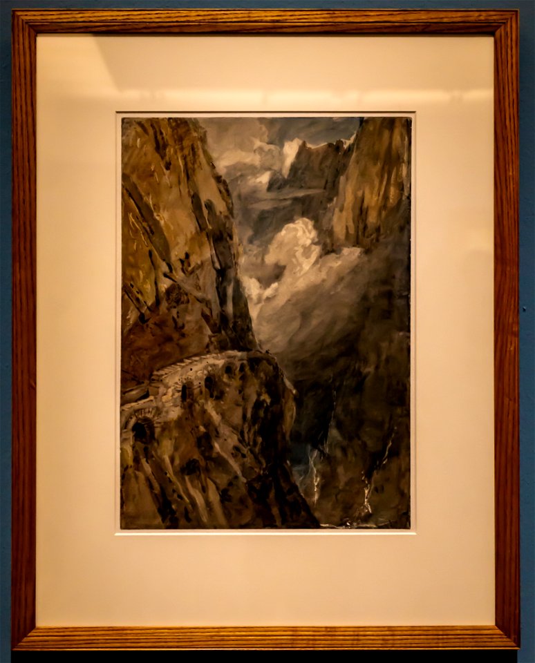 Horror und Delight-Turner-The Schöllenen Gorge from the Devil's Bridge, Pass of St Gotthard DSC2107