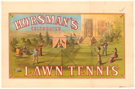 Horsman's celebrated lawn tennis - Charles Hart lith., N.Y. LCCN94508303