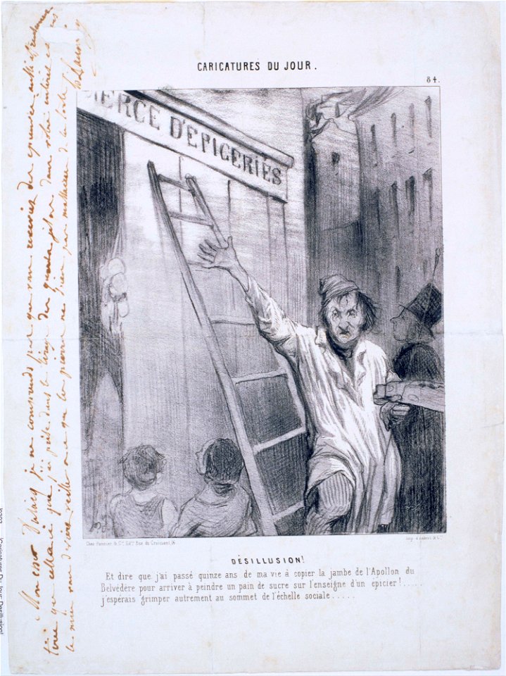 Honoré Daumier - Caricatures du Jour- Désillusion! - Google Art Project
