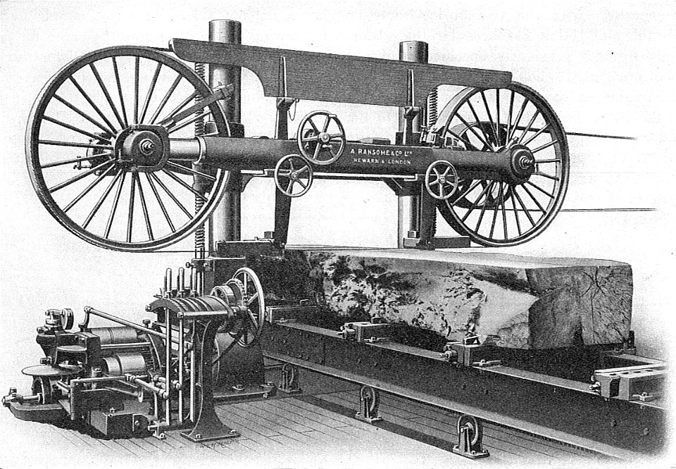 Horizontal bandsaw mill (Carpentry and Joinery, 1925)