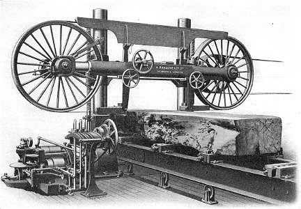 Horizontal bandsaw mill (Carpentry and Joinery, 1925)