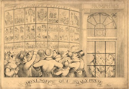 Honi. Soit. Qui. Mal. Y. Pense. (possibly includes a portrait of George Humphrey) by George Humphrey
