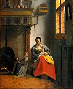 Pieter de Hooch 020. Free illustration for personal and commercial use.