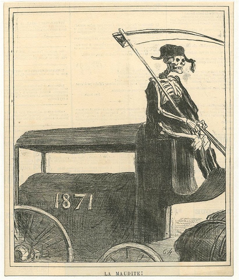 Honoré Daumier, La Maudite, 1872