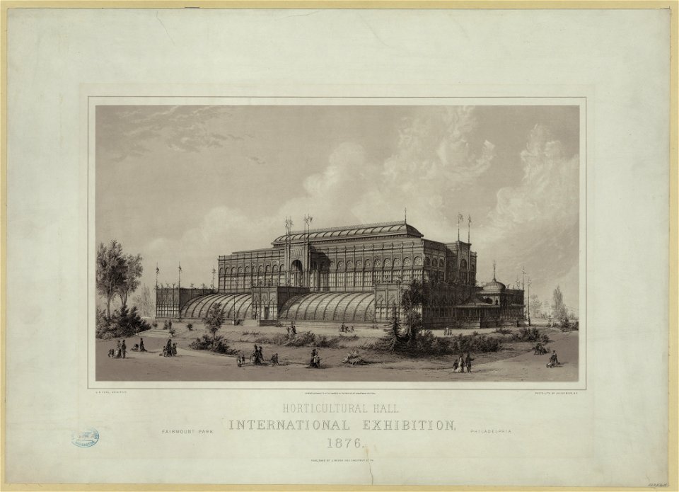 Horticultural Hall. International exhibition, 1876 LCCN2003680530