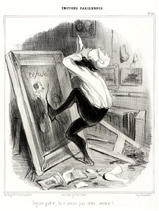 Honoré Daumier - Ingrat patrie, tu n'auras pas mon oeuvre!... - Google Art Project