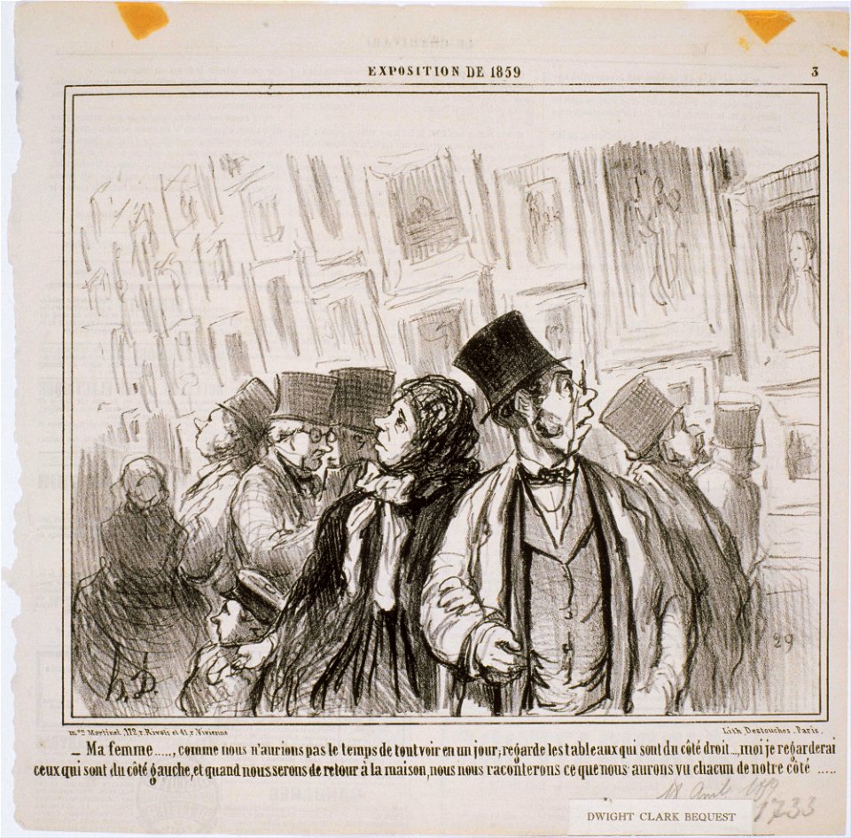 Honoré Daumier - Exposition de 1859- Ma Femme…Comme nous n'aurions pas... - Google Art Project