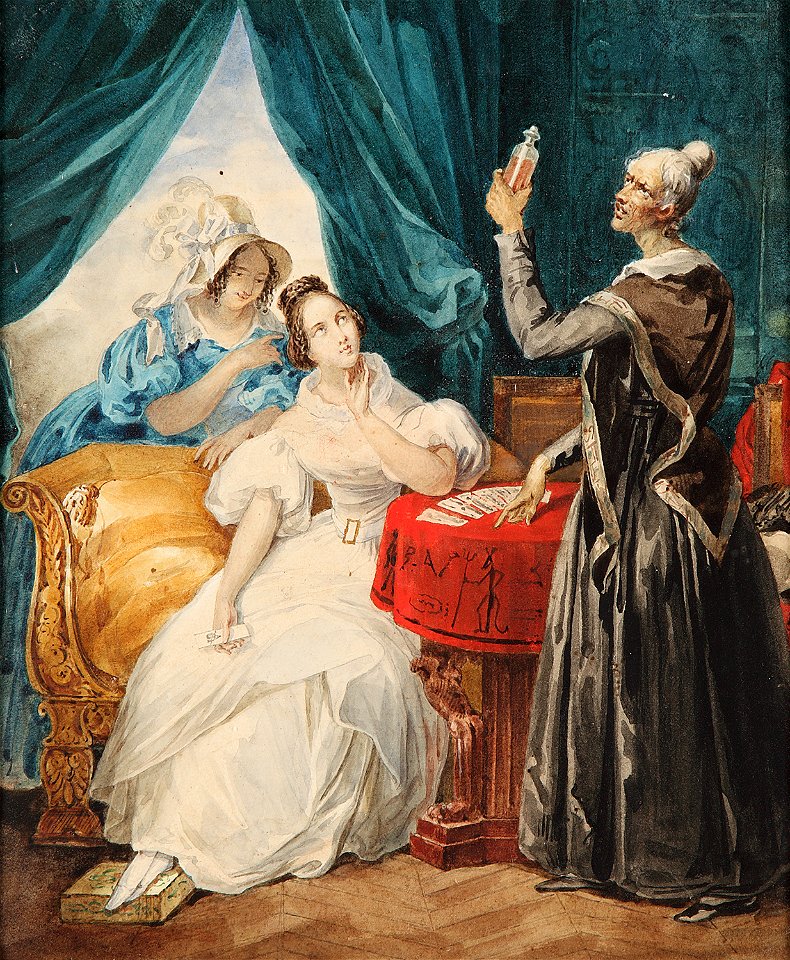 Hortense Haudebourt-Lescot - La Chiromancienne