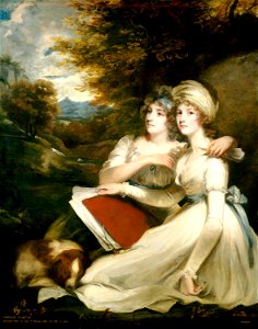 1795-Frankland-sisters-by-Hoppnet. Free illustration for personal and commercial use.