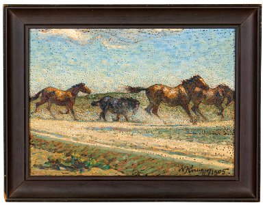 Horses at Large (Nils Kreuger) - Nationalmuseum - 21177
