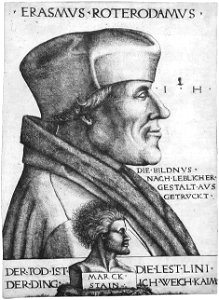Hopfer Bildnis des Erasmus von Rotterdam