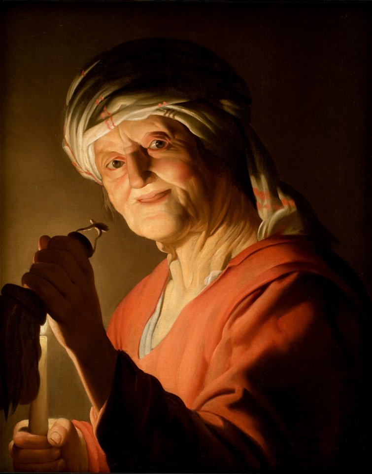 Honthorst - En gammel kone, KMSsp380