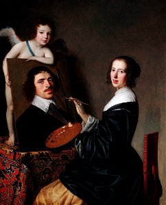 Allegory of Painting, by Gerard van Honthorst. Free illustration for personal and commercial use.