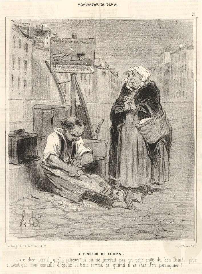 Honoré Daumier, Le Tondeur de chiens, 1842 - The Metropolitan Museum of Art