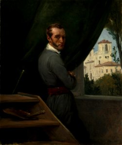 Horace Vernet - Self-Portrait in Rome - 1977.171 - Cleveland Museum of Art