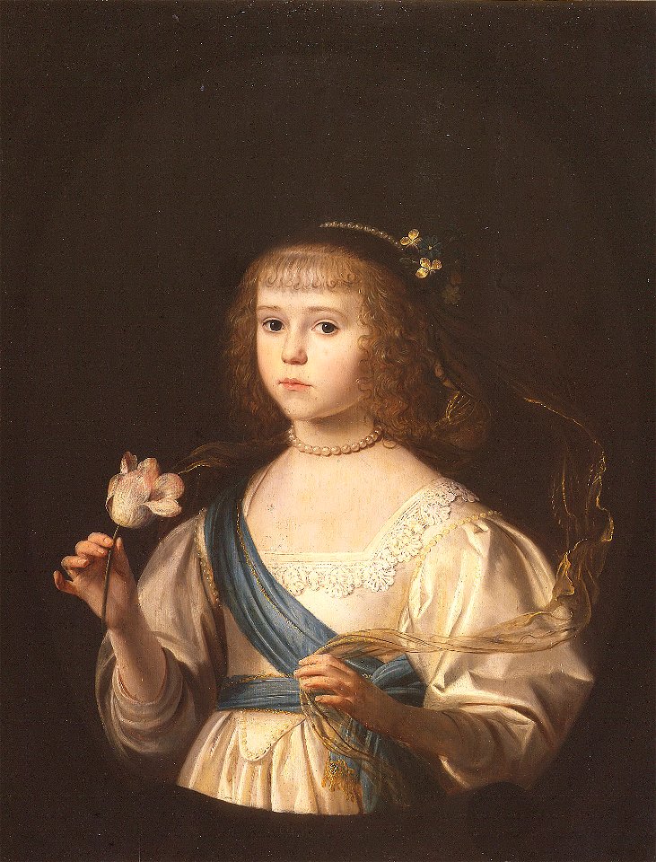 Honthorst - Portret van Louise Henriëtte als kind, gedateerd 1634, SC-0017