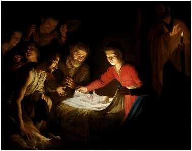 Honthorst - The Adoration of the Shepherds, 5391262. Free illustration for personal and commercial use.