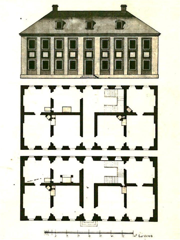 Horadnia, Novy zamak. Горадня, Новы замак (K. Schildhaus, 1800)
