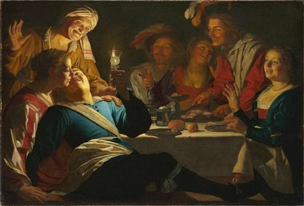 Honthorst - Fröhliche Gesellschaft, 1622, 1312