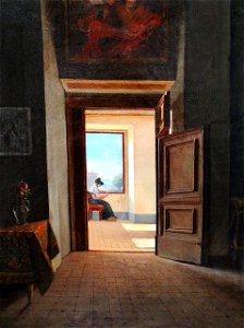 Hortense Haudebourt-Lescot - Young Woman Reading in an Interior