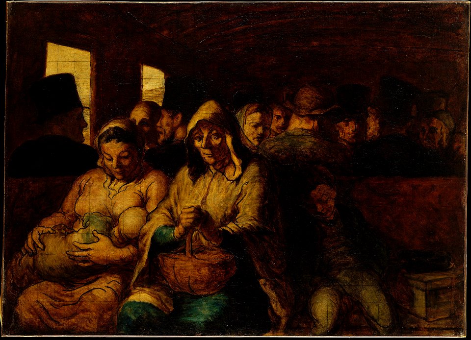 Honoré Daumier, The Third-Class Carriage - The Metropolitan Museum of Art
