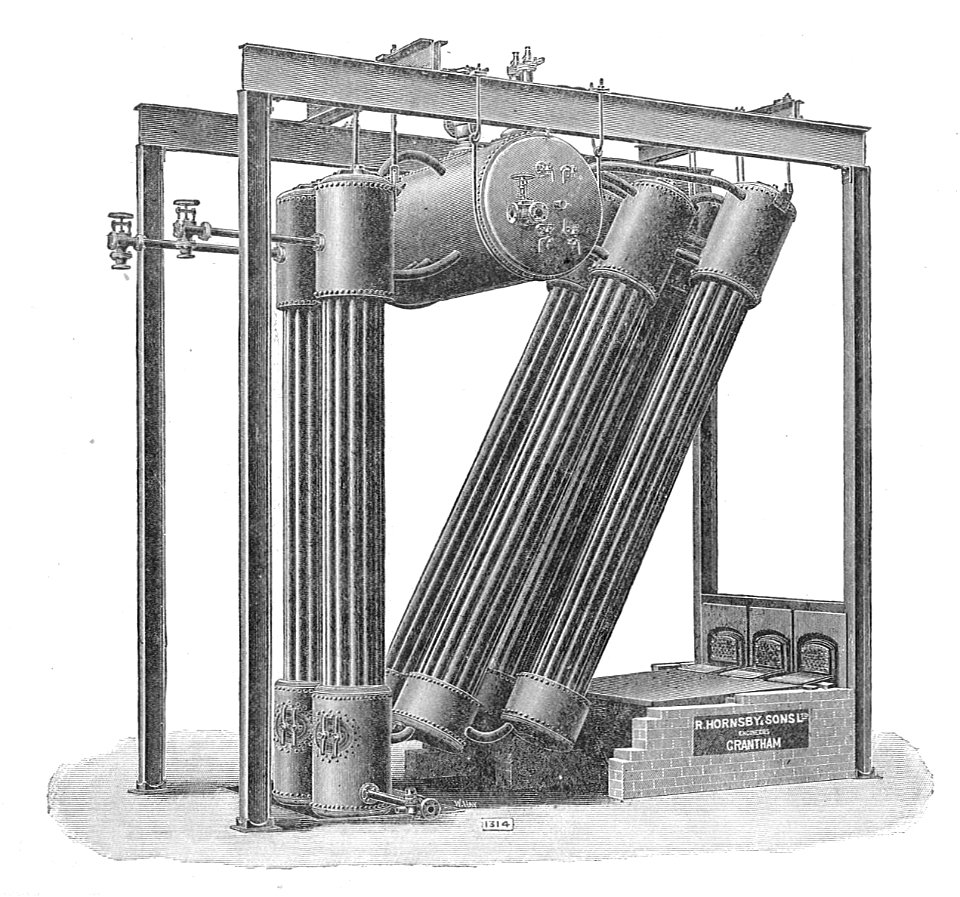 Hornsby boiler (Rankin Kennedy, Modern Engines, Vol VI)