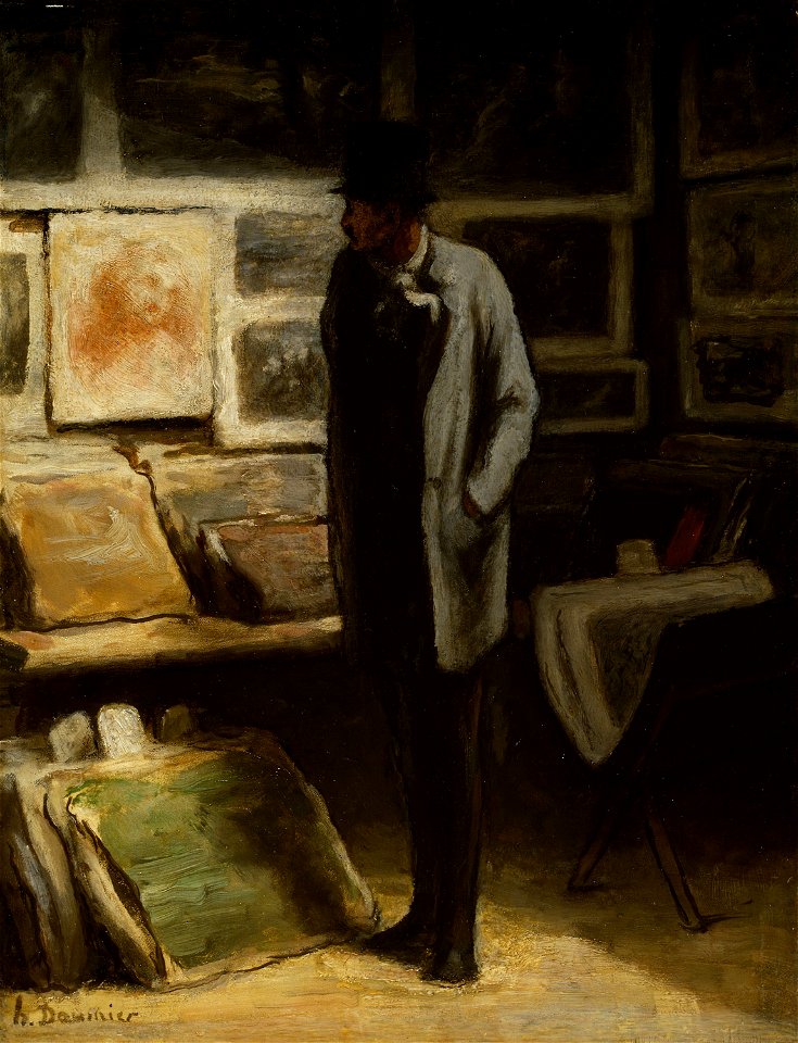 Honoré-Victorin Daumier - The Print Collector - 1957.305 - Art Institute of Chicago