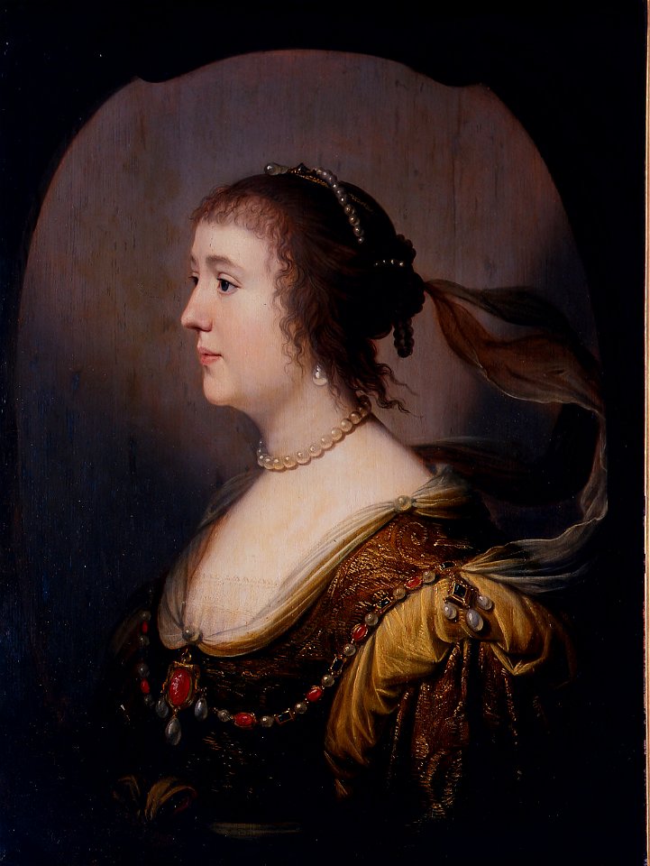 Honthorst - toegeschreven aan - Portret van Amalia van Solms, na 1632, SC-0027