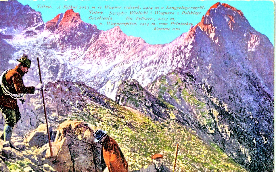 Horský vodca - Vysoké Tatry 1908