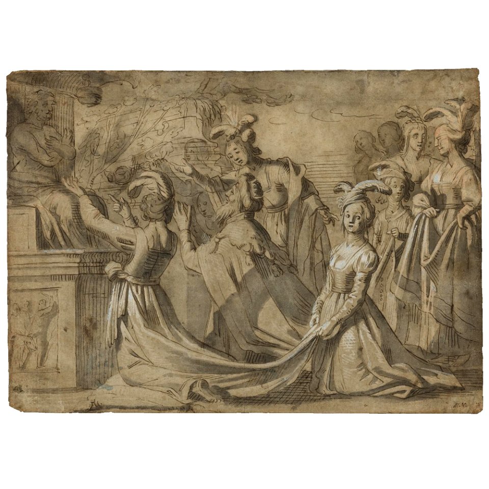 Honthorst - THE IDOLATRY OF SOLOMON, lot.162