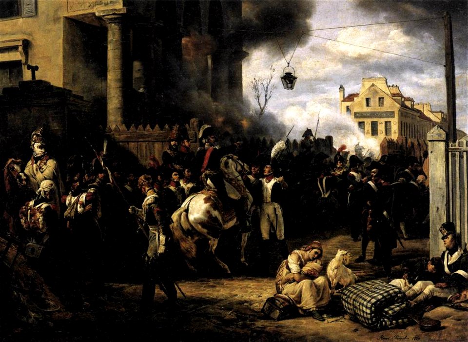 Horace Vernet - The Gate at Clichy - WGA24744