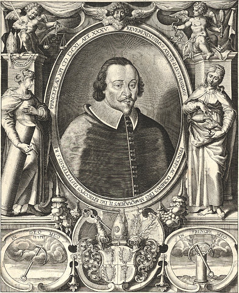 Hortus Eystettensis, 1640 (BHL 45339 003) - dedication 2 (cropped - engraving)