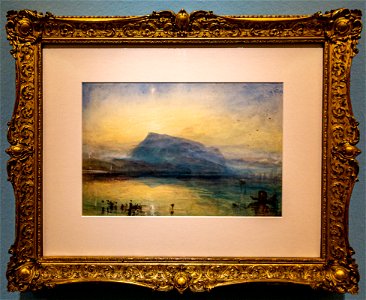 Horror und Delight-Turner-The Blue Rigi-Sunrise DSC2081. Free illustration for personal and commercial use.