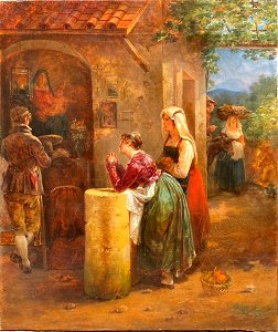 Hortense Haudebourt-Lescot - Scene de recueillement