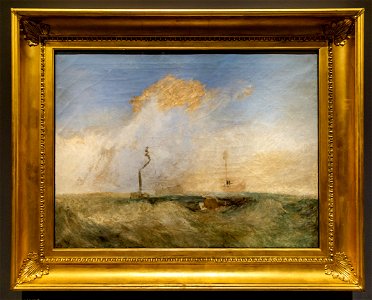 Horror und Delight-Turner-Steamer and Lightship, a study for The Fighting Tremaire DSC2199