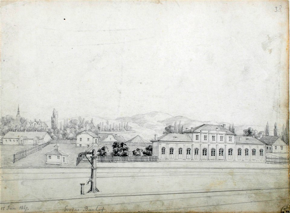 Horadnia, Čyhunačnaja. Горадня, Чыгуначная (N. Orda, 15.06.1867)