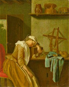 Horemans, Peter Jakob — Schlafendes Küchenmädchen — 1765