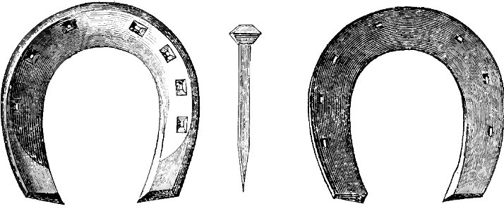 Horse shoes and horse shoeing-147. Free illustration for personal and commercial use.