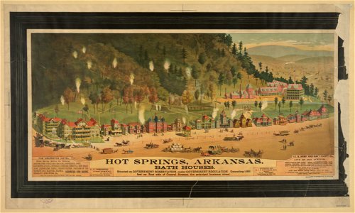 Hot Springs, Arkansas. Bath houses LCCN2003681686