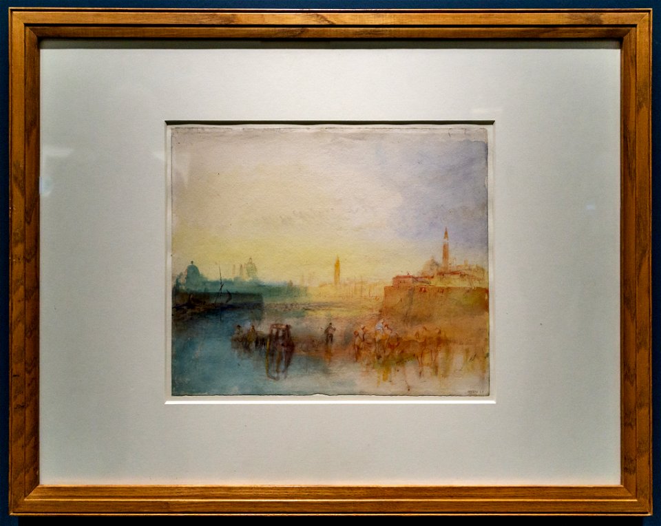Horror und Delight-Turner-Venice-The Zitelle, Santa Maria della Salute, the Campanile and San Giorgio Maggiore from the Canale della Grazia DSC2161