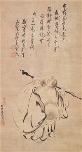 Hotei by Kano Takanobu, 1616, Metropolitan Museum of Art, 2006.115