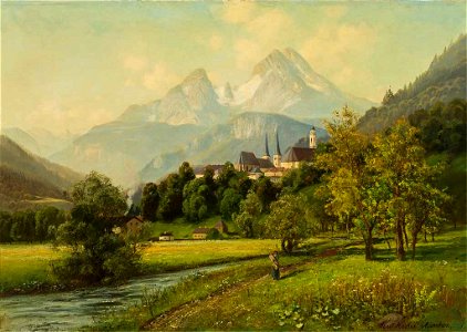 Horst Hacker Blick auf Berchtesgaden