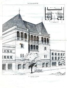 Horton WT - Façade de théâtre (1890)