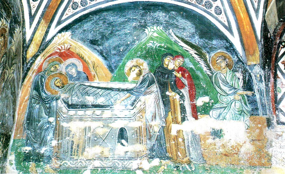 Hosios Loukas Crypt - Entombment 01
