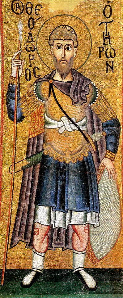 Hosios Loukas (nave, south arch) - Theodore Tiron