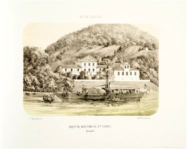 Hospital Maritimo de Sta. Isabel Jurujuba, da Coleção Brasiliana Iconográfica