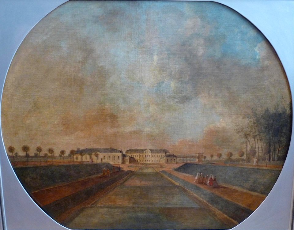 Houel- Vue du château de Chanteloup prise de la cascade – Musée des Beaux Arts, Tours