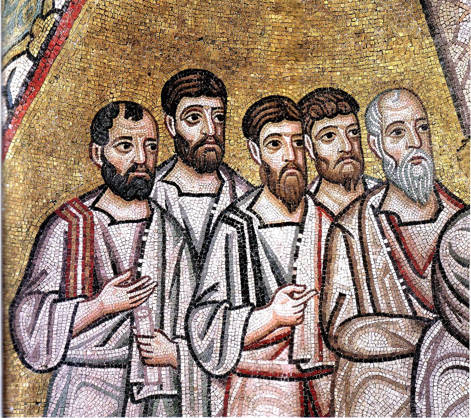 Hosios Loukas (narthex) - South wall (Doubting Thomas) 04 detail